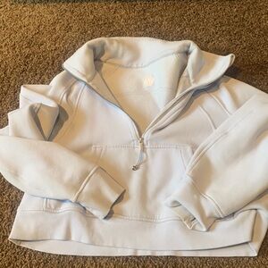 Lululemon quarter zip scuba funnel neck sweater
